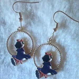 Charming Blue and Red Kids Earrings